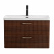 Подвесная тумба с раковиной Belbagno DUE, 80 см Noce DUE-800-2C-SO-NOCE-P + BB-8076-3-80 Подвесная тумба с раковиной Belbagno DUE, 80 см Noce DUE-800-2C-SO-NOCE-P + BB-8076-3-80