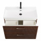 Подвесная тумба с раковиной Belbagno DUE, 80 см Noce DUE-800-2C-SO-NOCE-P + BB-8076-3-80 Подвесная тумба с раковиной Belbagno DUE, 80 см Noce DUE-800-2C-SO-NOCE-P + BB-8076-3-80