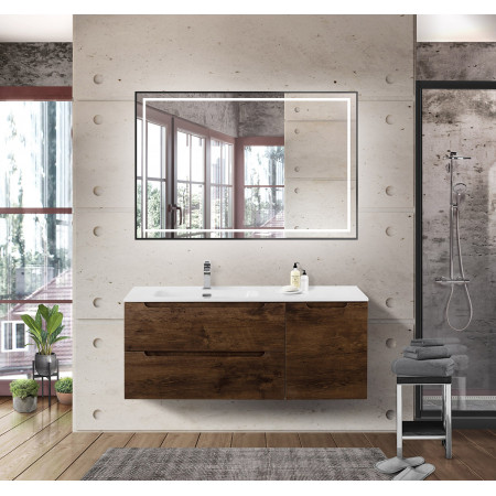 Подвесная тумба с раковиной BelBagno ETNA 120 Rovere Moro левая, ETNA-1200-2C-1A-SO-RW-L + BB1200ETL-L Подвесная тумба с раковиной BelBagno ETNA 120 Rovere Moro левая, ETNA-1200-2C-1A-SO-RW-L + BB1200ETL-L