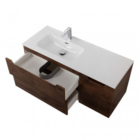 Подвесная тумба с раковиной BelBagno ETNA 120 Rovere Moro левая, ETNA-1200-2C-1A-SO-RW-L + BB1200ETL-L Подвесная тумба с раковиной BelBagno ETNA 120 Rovere Moro левая, ETNA-1200-2C-1A-SO-RW-L + BB1200ETL-L