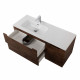 Подвесная тумба с раковиной BelBagno ETNA 120 Rovere Moro левая, ETNA-1200-2C-1A-SO-RW-L + BB1200ETL-L Подвесная тумба с раковиной BelBagno ETNA 120 Rovere Moro левая, ETNA-1200-2C-1A-SO-RW-L + BB1200ETL-L