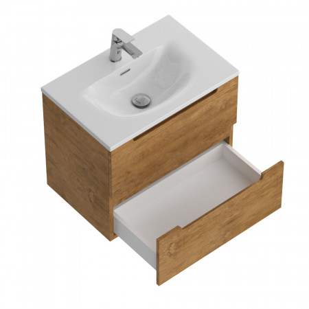 Тумба подвесная с раковиной BelBagno ETNA39-700/390-2C-SO-RN-P+BB-8099-3-70 Тумба подвесная с раковиной BelBagno ETNA39-700/390-2C-SO-RN-P+BB-8099-3-70
