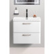 Подвесная тумба с раковиной Belbagno DUE 60 см., Bianco Lucido, DUE-600-2C-SO-BL-P + BB-8076-3-60 Подвесная тумба с раковиной Belbagno DUE 60 см., Bianco Lucido, DUE-600-2C-SO-BL-P + BB-8076-3-60