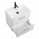 Подвесная тумба с раковиной Belbagno DUE 60 см., Bianco Lucido, DUE-600-2C-SO-BL-P + BB-8076-3-60 Подвесная тумба с раковиной Belbagno DUE 60 см., Bianco Lucido, DUE-600-2C-SO-BL-P + BB-8076-3-60