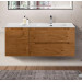 Подвесная тумба с раковиной BelBagno ETNA 120 Rovere Nature правая, ETNA-1200-2C-1A-SO-RN-R + BB1200ETL-R