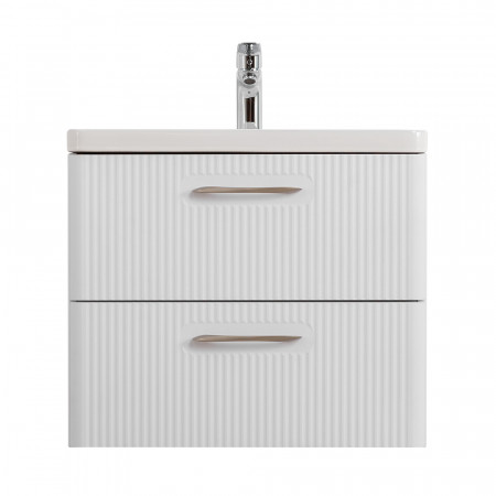 Подвесная тумба с раковиной Belbagno DUE 60 см Белый металлик DUE-600-2C-SO-BM-P + BB-8076-3-60 Подвесная тумба с раковиной Belbagno DUE 60 см Белый металлик DUE-600-2C-SO-BM-P + BB-8076-3-60