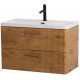 Подвесная тумба с раковиной Belbagno DUE, 80 см Rovere Nature DUE-800-2C-SO-RN-P + BB-8076-3-80 Подвесная тумба с раковиной Belbagno DUE, 80 см Rovere Nature DUE-800-2C-SO-RN-P + BB-8076-3-80
