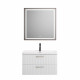 Подвесная тумба с раковиной Belbagno DUE, 80 см Белый металлик DUE-800-2C-SO-BM-P + BB-8076-3-80 Подвесная тумба с раковиной Belbagno DUE, 80 см Белый металлик DUE-800-2C-SO-BM-P + BB-8076-3-80