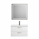 Подвесная тумба с раковиной Belbagno DUE, 80 см Bianco Lucido DUE-800-2C-SO-BL-P + BB-8076-3-80 Подвесная тумба с раковиной Belbagno DUE, 80 см Bianco Lucido DUE-800-2C-SO-BL-P + BB-8076-3-80