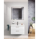 Подвесная тумба с раковиной Belbagno DUE, 80 см Bianco Lucido DUE-800-2C-SO-BL-P + BB-8076-3-80 Подвесная тумба с раковиной Belbagno DUE, 80 см Bianco Lucido DUE-800-2C-SO-BL-P + BB-8076-3-80