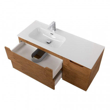 Подвесная тумба с раковиной BelBagno ETNA 120 Rovere Nature левая, ETNA-1200-2C-1A-SO-RN-L + BB1200ETL-L Подвесная тумба с раковиной BelBagno ETNA 120 Rovere Nature левая, ETNA-1200-2C-1A-SO-RN-L + BB1200ETL-L