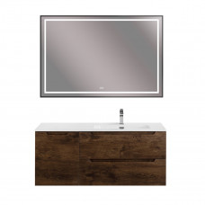 Подвесная тумба с раковиной BelBagno ETNA 120 Rovere Moro правая, ETNA-1200-2C-1A-SO-RW-R + BB1200ETL-R