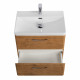 Тумба подвесная с раковиной Belbagno DUE 50 см Rovere Nature DUE-500-2C-SO-RN-P + BB-8076-3-50 Тумба подвесная с раковиной Belbagno DUE 50 см Rovere Nature DUE-500-2C-SO-RN-P + BB-8076-3-50
