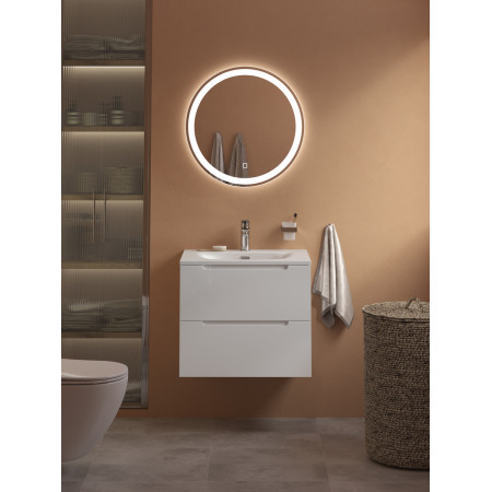 Тумба подвесная с раковиной BelBagno ETNA39-700/390-2C-SO-BL-P+BB-8099-3-70 Тумба подвесная с раковиной BelBagno ETNA39-700/390-2C-SO-BL-P+BB-8099-3-70