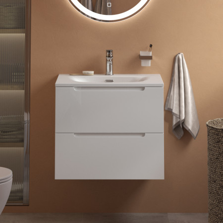 Тумба подвесная с раковиной BelBagno ETNA39-700/390-2C-SO-BL-P+BB-8099-3-70 Тумба подвесная с раковиной BelBagno ETNA39-700/390-2C-SO-BL-P+BB-8099-3-70