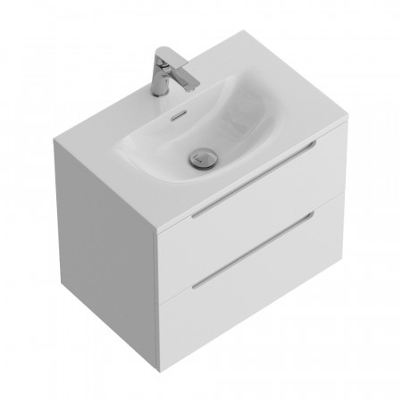 Тумба подвесная с раковиной BelBagno ETNA39-700/390-2C-SO-BL-P+BB-8099-3-70 Тумба подвесная с раковиной BelBagno ETNA39-700/390-2C-SO-BL-P+BB-8099-3-70