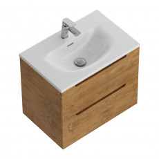 Тумба подвесная с раковиной BelBagno ETNA39-500/390-2C-SO-RN-P+BB-8099-3-50