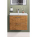 Подвесная тумба с раковиной Belbagno DUE 60 см Rovere Nature DUE-600-2C-SO-RN-P + BB-8076-3-60