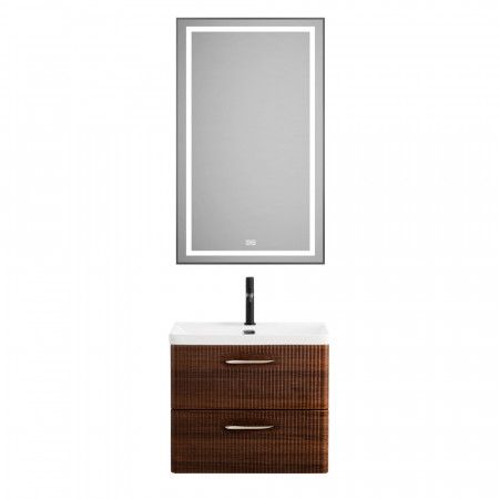 Подвесная тумба с раковиной Belbagno DUE 60 см Noce DUE-600-2C-SO-NOCE-P + BB-8076-3-60 Подвесная тумба с раковиной Belbagno DUE 60 см Noce DUE-600-2C-SO-NOCE-P + BB-8076-3-60