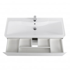 Тумба подвесная под раковину BelBagno ACQUA-1200-2C-SO-BL 120 см Bianco Lucido