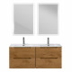 Тумба BelBagno ETNA-1200-4C-SO-2-RN с 2-й раковиной BelBagno BB1200-2-ETL, Rovere Nature Тумба BelBagno ETNA-1200-4C-SO-2-RN с 2-й раковиной BelBagno BB1200-2-ETL, Rovere Nature
