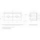 Тумба BelBagno ETNA-1200-4C-SO-2-RW с 2-й раковиной BelBagno BB1200-2-ETL, Rovere Moro Тумба BelBagno ETNA-1200-4C-SO-2-RW с 2-й раковиной BelBagno BB1200-2-ETL, Rovere Moro