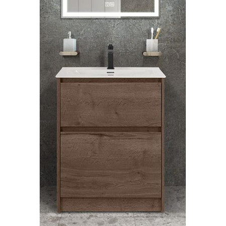 Тумба напольная с раковиной BelBagno KRAFT39-500/390-2C-PIA-RT Тумба напольная с раковиной BelBagno KRAFT39-500/390-2C-PIA-RT