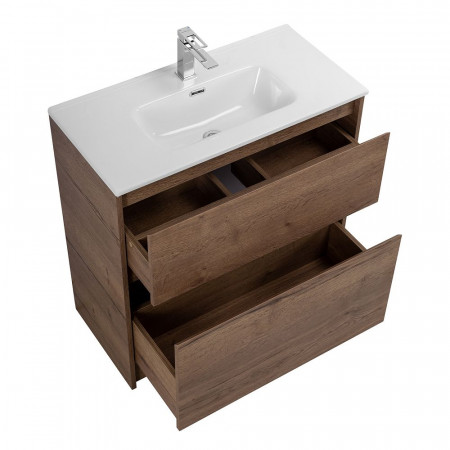 Тумба напольная с раковиной BelBagno KRAFT39-700/390-2C-PIA-RT Тумба напольная с раковиной BelBagno KRAFT39-700/390-2C-PIA-RT
