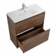 Тумба напольная с раковиной BelBagno KRAFT39-700/390-2C-PIA-RT Тумба напольная с раковиной BelBagno KRAFT39-700/390-2C-PIA-RT