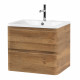 Тумба подвесная с раковиной BelBagno ALBANO-700-2C-SO-RR Тумба подвесная с раковиной BelBagno ALBANO-700-2C-SO-RR