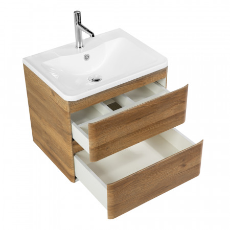 Тумба подвесная с раковиной BelBagno ALBANO-700-2C-SO-RR Тумба подвесная с раковиной BelBagno ALBANO-700-2C-SO-RR