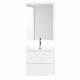 Тумба подвесная с раковиной BelBagno ALBANO-700-2C-SO-BL Bianco Lucido, раковина BB700/455-LV-MR-ALR Тумба подвесная с раковиной BelBagno ALBANO-700-2C-SO-BL Bianco Lucido, раковина BB700/455-LV-MR-ALR