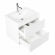 Тумба подвесная с раковиной BelBagno ALBANO-700-2C-SO-BL Bianco Lucido, раковина BB700/455-LV-MR-ALR Тумба подвесная с раковиной BelBagno ALBANO-700-2C-SO-BL Bianco Lucido, раковина BB700/455-LV-MR-ALR