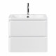 Тумба подвесная с раковиной BelBagno ALBANO-600-2C-SO-BL Bianco Lucido, раковина BB600/455-LV-MR-ALR Тумба подвесная с раковиной BelBagno ALBANO-600-2C-SO-BL Bianco Lucido, раковина BB600/455-LV-MR-ALR