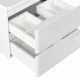 Тумба подвесная с раковиной BelBagno ALBANO-600-2C-SO-BL Bianco Lucido, раковина BB600/455-LV-MR-ALR Тумба подвесная с раковиной BelBagno ALBANO-600-2C-SO-BL Bianco Lucido, раковина BB600/455-LV-MR-ALR