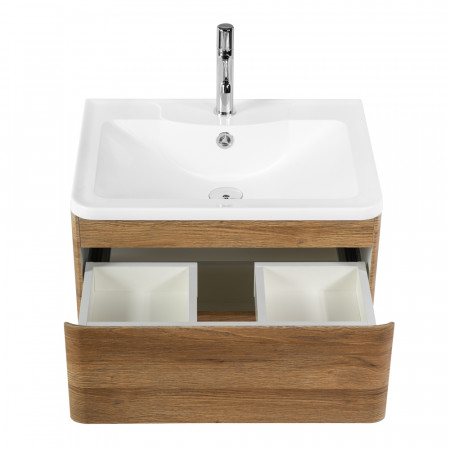 Тумба подвесная с раковиной BelBagno ALBANO-600-2C-SO-RR Тумба подвесная с раковиной BelBagno ALBANO-600-2C-SO-RR