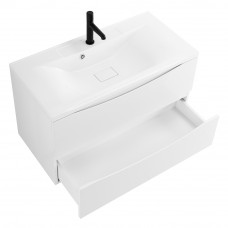 Тумба подвесная с раковиной BelBagno MARINO-1100-2C-SO-BL-P