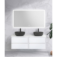 Мебель для ванной комнаты со столешницей BelBagno KRAFT-1400 Bianco Opaco