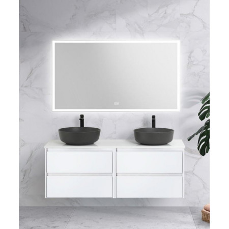 Мебель для ванной комнаты со столешницей BelBagno KRAFT-1400 Bianco Opaco Мебель для ванной комнаты со столешницей BelBagno KRAFT-1400 Bianco Opaco