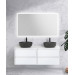 Мебель для ванной комнаты со столешницей BelBagno KRAFT-1400 Bianco Opaco