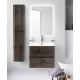 Тумба подвесная с раковиной BelBagno ALBANO-600-2C-SO-RNG Rovere Nature Grigio, раковина BB600/455-LV-MR-ALR Тумба подвесная с раковиной BelBagno ALBANO-600-2C-SO-RNG Rovere Nature Grigio, раковина BB600/455-LV-MR-ALR