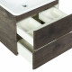 Тумба подвесная с раковиной BelBagno ALBANO-600-2C-SO-RNG Rovere Nature Grigio, раковина BB600/455-LV-MR-ALR Тумба подвесная с раковиной BelBagno ALBANO-600-2C-SO-RNG Rovere Nature Grigio, раковина BB600/455-LV-MR-ALR