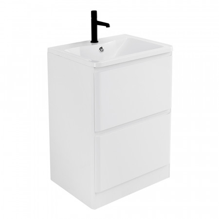 Тумба напольная с раковиной BelBagno ALBANO-700-2C-PIA-BL Bianco Lucido, раковина BB700/455-LV-MR-ALR Тумба напольная с раковиной BelBagno ALBANO-700-2C-PIA-BL Bianco Lucido, раковина BB700/455-LV-MR-ALR