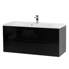 Тумба подвесная с раковиной BelBagno MARINO-1100-2C-SO-NL-P