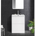 Тумба напольная с раковиной BelBagno ALBANO-600-2C-PIA-BL Bianco Lucido, раковина BB600/455-LV-MR-ALR