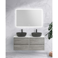 Мебель для ванной комнаты со столешницей BelBagno KRAFT-1400 Cemento Grigio