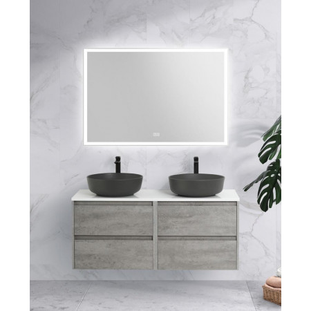 Мебель для ванной комнаты со столешницей BelBagno KRAFT-1400 Cemento Grigio Мебель для ванной комнаты со столешницей BelBagno KRAFT-1400 Cemento Grigio