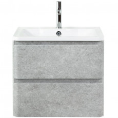Тумба подвесная с раковиной BelBagno ALBANO-700-2C-SO-CVG Cemento Verona Grigio, раковина BB700/455-LV-MR-ALR
