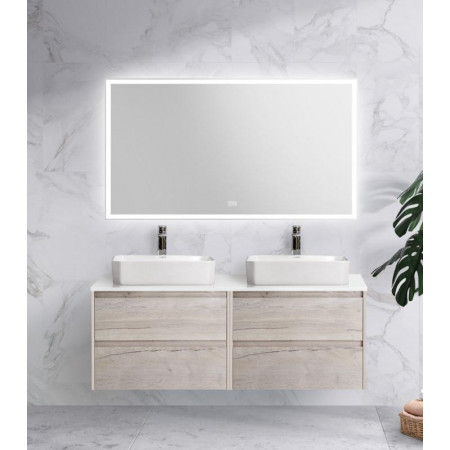Мебель для ванной комнаты со столешницей BelBagno KRAFT-1400 Rovere Galifax Bianco Мебель для ванной комнаты со столешницей BelBagno KRAFT-1400 Rovere Galifax Bianco