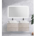 Мебель для ванной комнаты со столешницей BelBagno KRAFT-1400 Rovere Galifax Bianco
